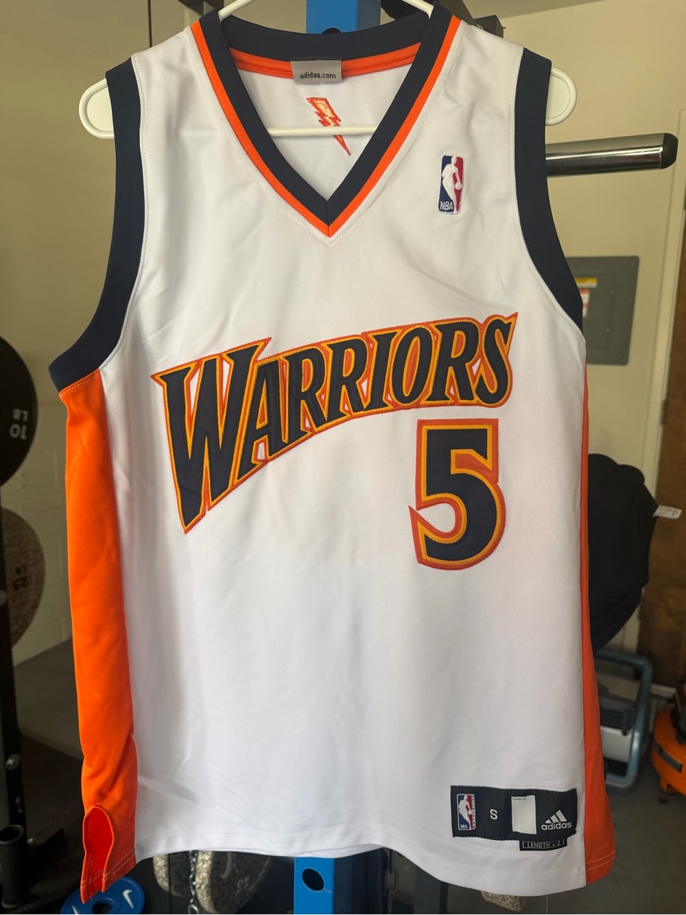 Vintage Adidas Golden State Warriors Swingnan Baron Davis S